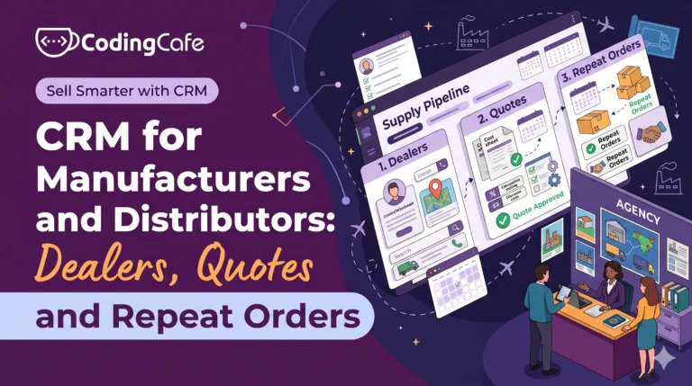 Crm For Manufacturers And Distributors Dealers, Quotes And Repeat Orders